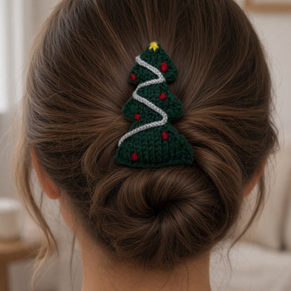 Little Christmas Tree Knitting Pattern PDF Download - Fitting in Knitting