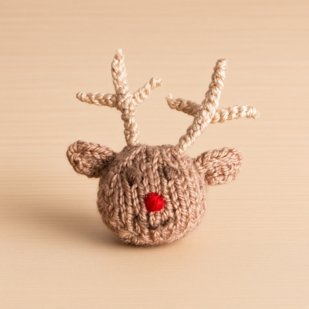 Little Reindeer Knitting Pattern PDF Download - Fitting in Knitting