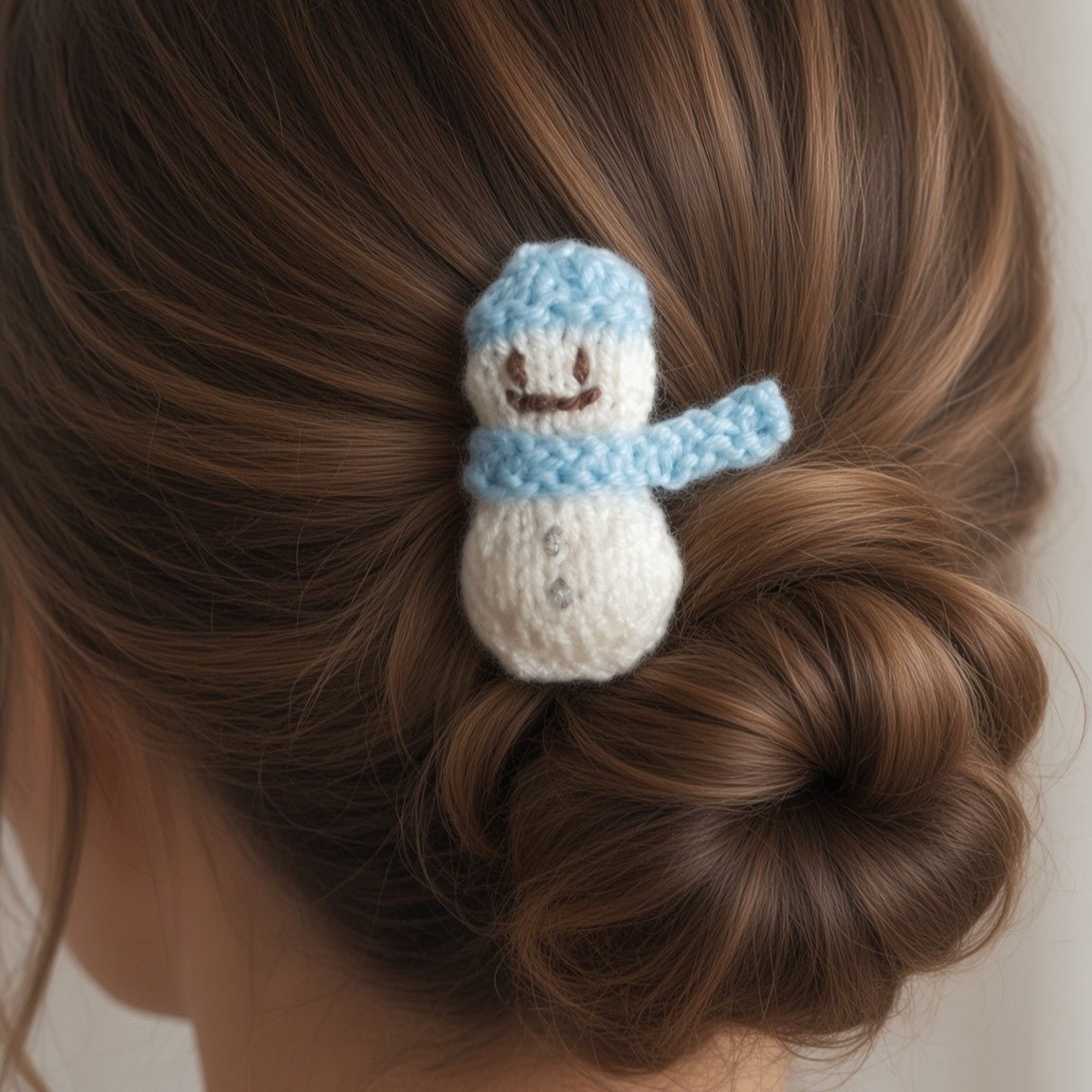 Snowman Knitting Pattern PDF Download - Fitting in Knitting