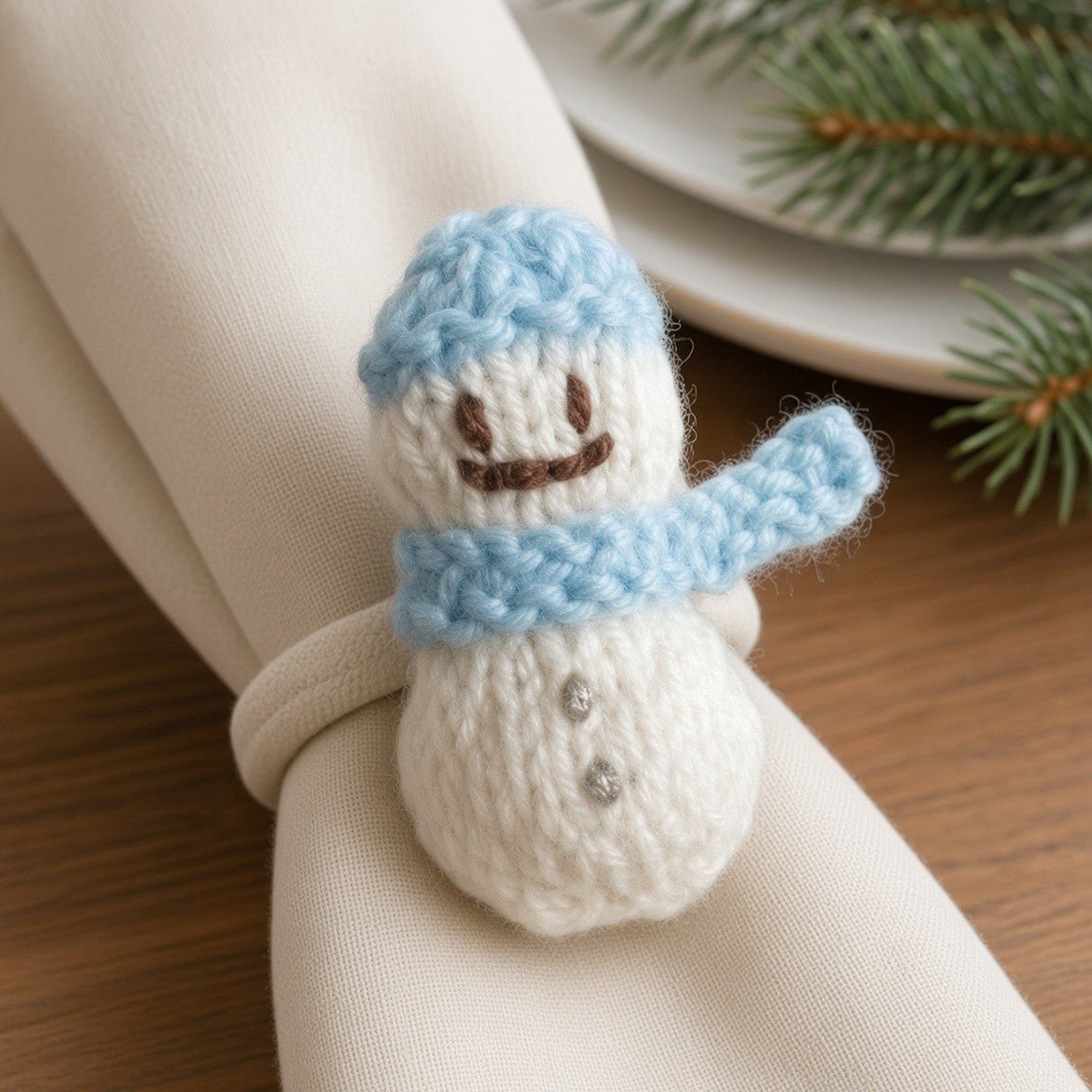 Snowman Knitting Pattern PDF Download - Fitting in Knitting