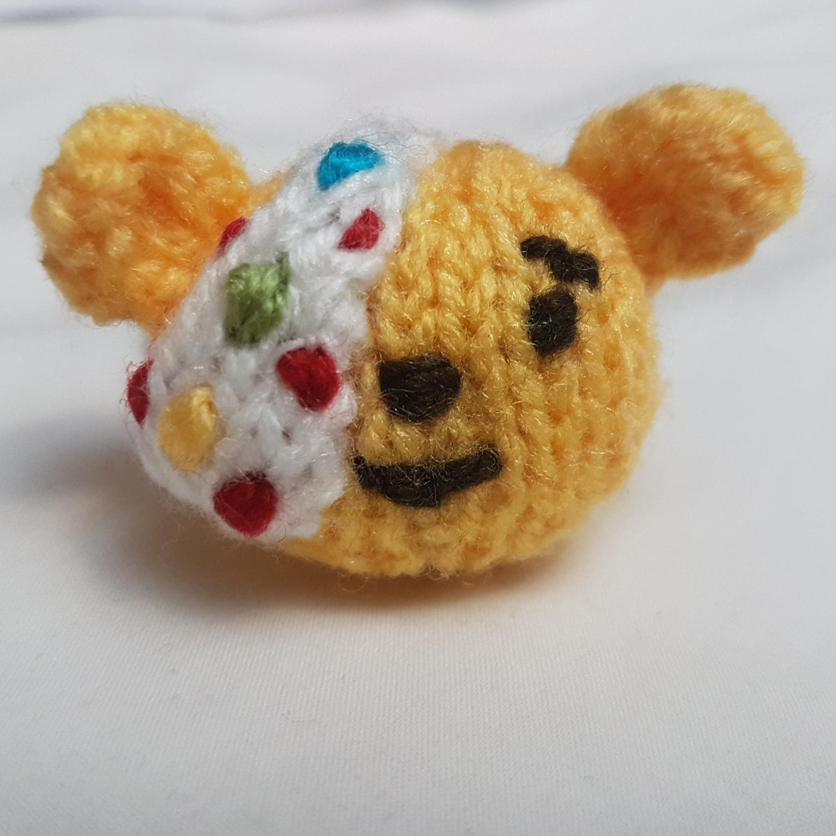 Pudsey Bear Knitting Pattern PDF Download - Fitting in Knitting