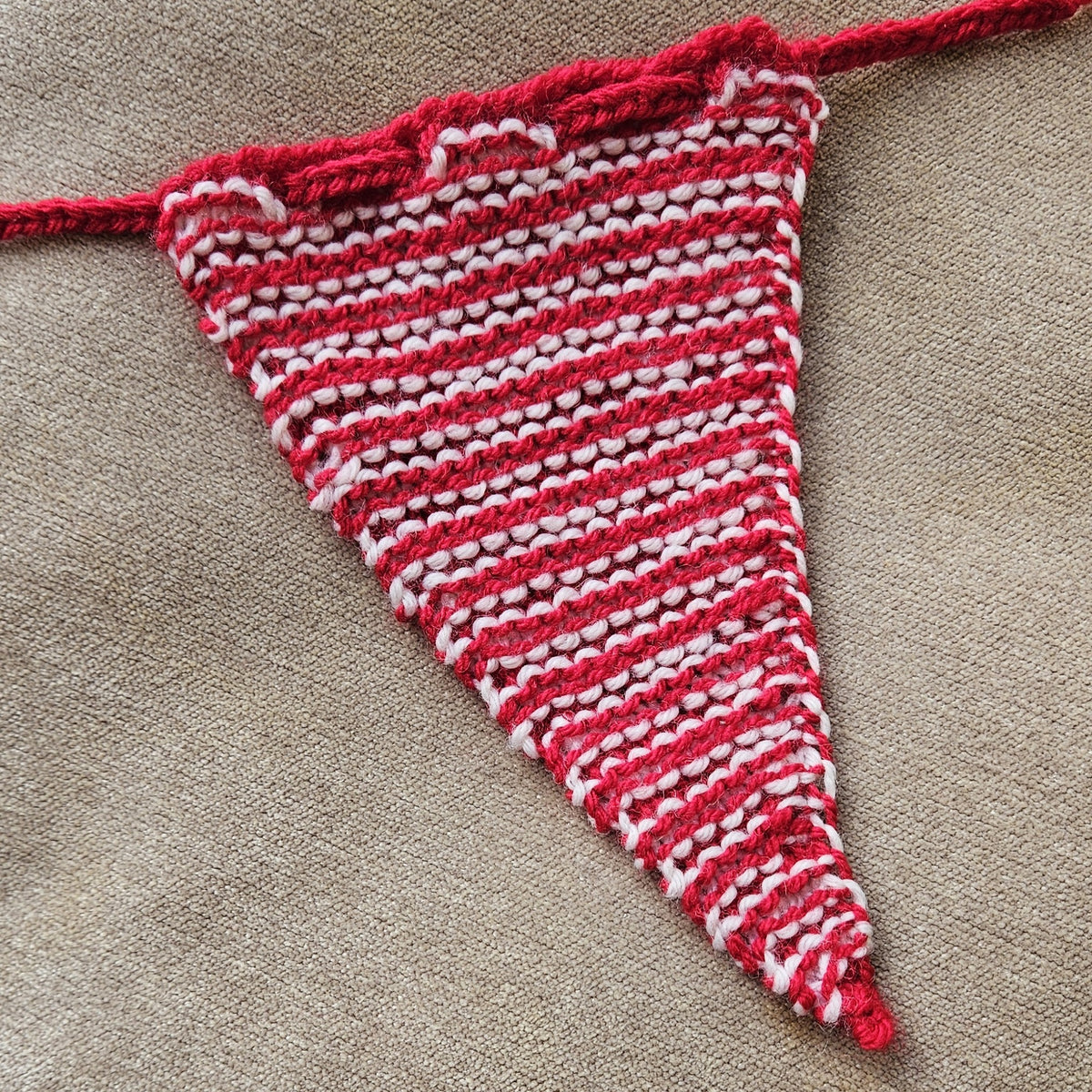 Bunting Knitting Pattern PDF Download - Fitting in Knitting