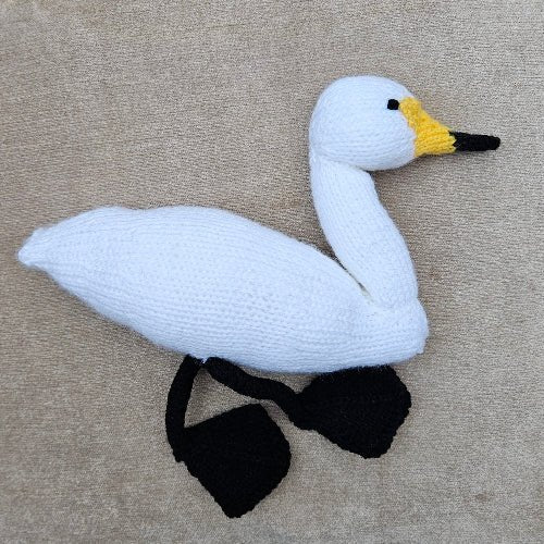 Whooper Swan Knitting Pattern PDF Download - Fitting in Knitting