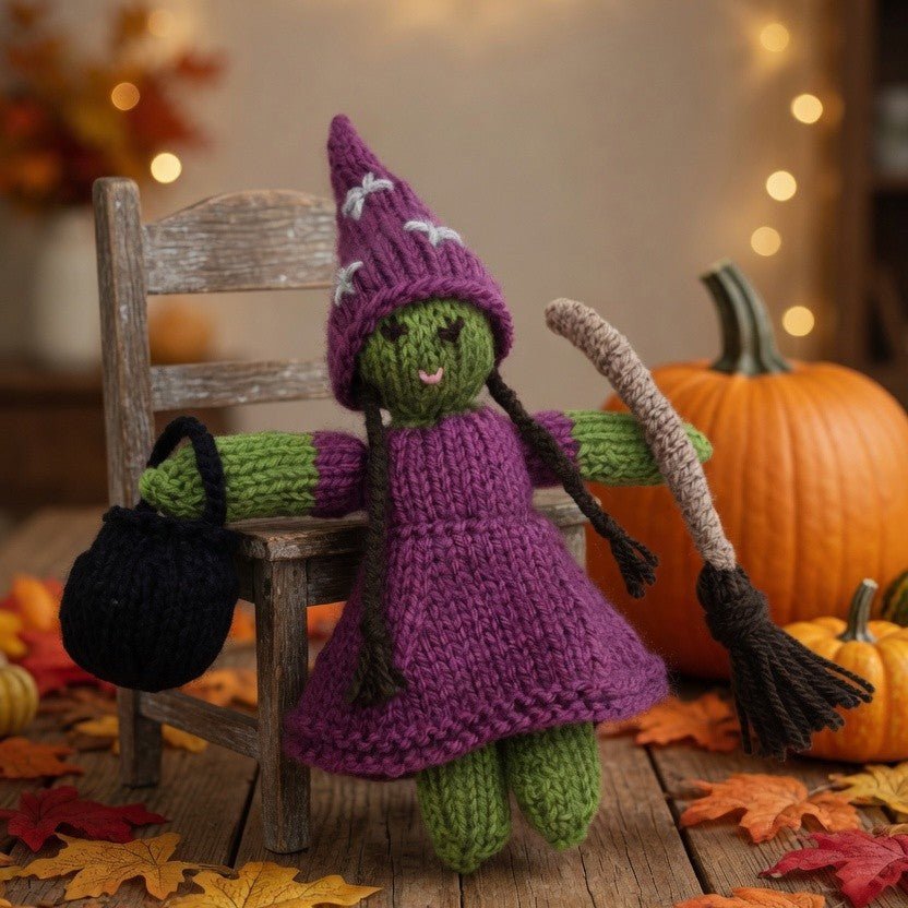 Witch Knitting Pattern PDF Download - Fitting in Knitting