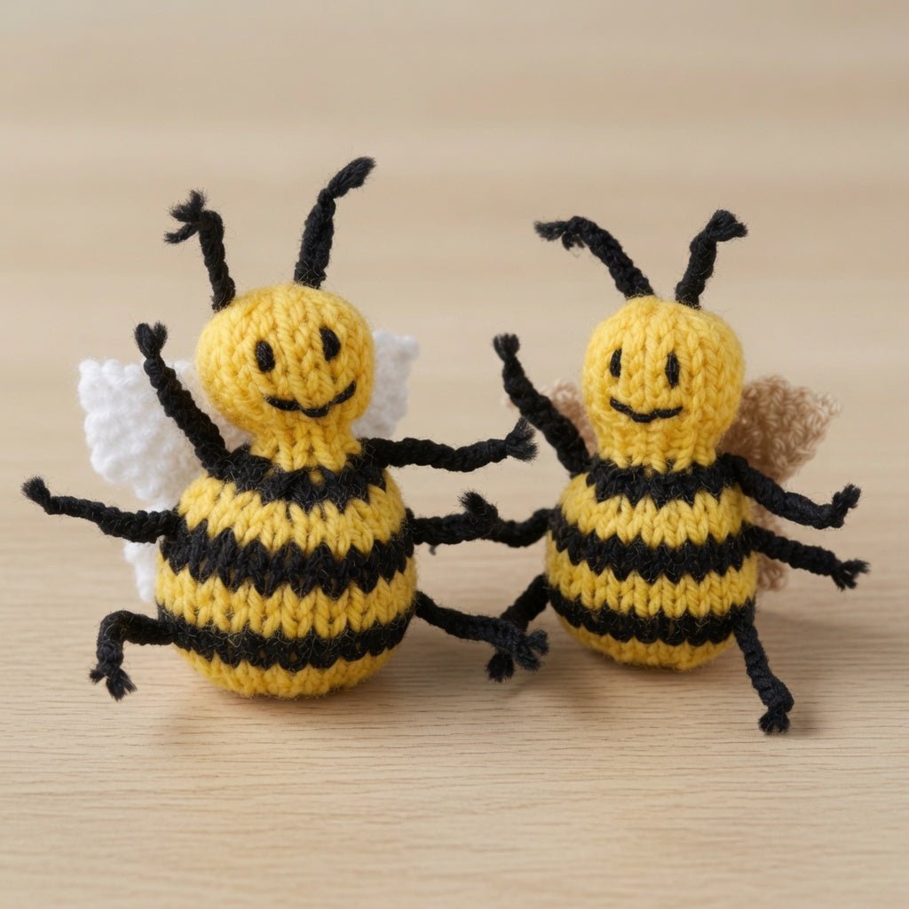 Bee Knitting Pattern PDF Download - Fitting in Knitting