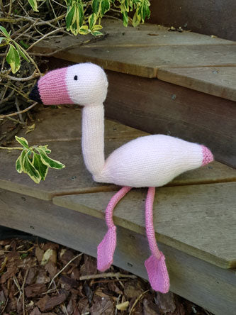 Large Flamingo Knitting Pattern PDF Download