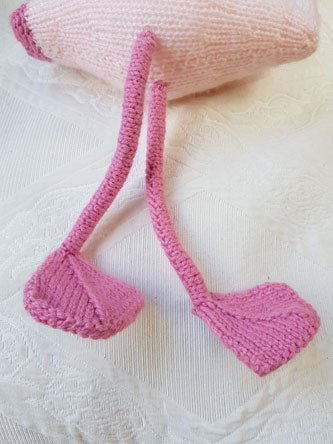 Large Flamingo Knitting Pattern PDF Download - Fitting in Knitting