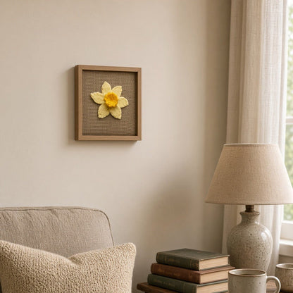 Daffodil Picture Knitting Pattern PDF Download - Fitting in Knitting