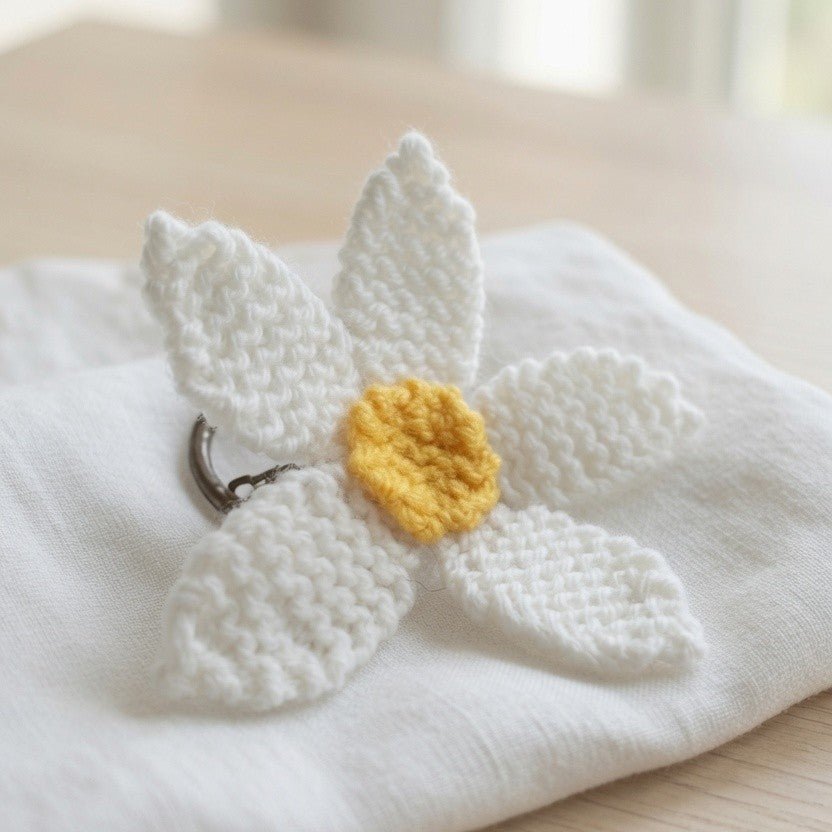 Daisy Knitting Pattern PDF Download - Fitting in Knitting