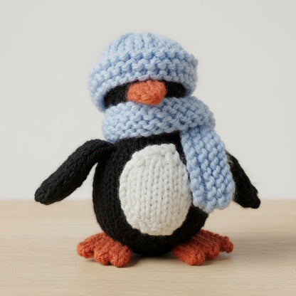 Penguin Knitting Pattern PDF Download - Fitting in Knitting