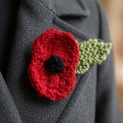Traditional Poppy Knitting Pattern PDF Download - Fitting in Knitting