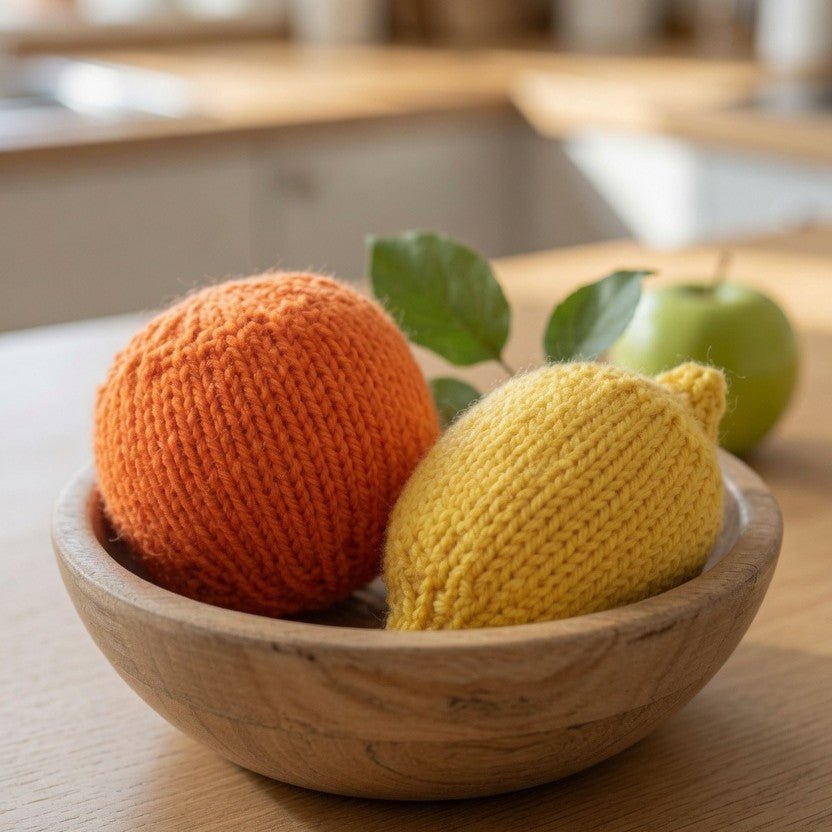 Oranges & Lemons Knitting Pattern PDF Download - Fitting in Knitting