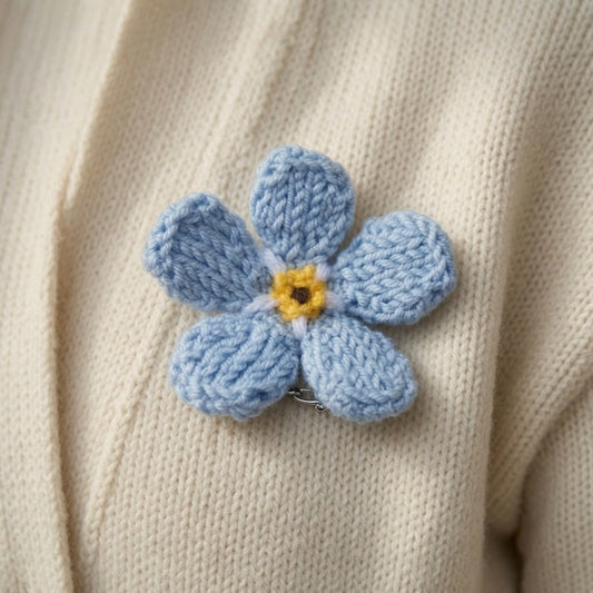 Forget-me-not Knitting Pattern PDF Download - Fitting in Knitting