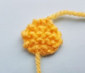 Handmade Knitted Daisy Centre Fitting in Knitting Children Quick Craft Ideas