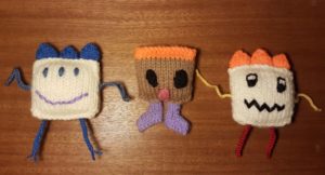 Handmade Knitted Monster Collection Fitting in Knitting Children Quick Craft Ideas