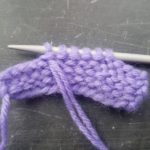 Handmade Knitted Monster Feet in Progress Fitting in Knitting Children Quick Craft Ideas