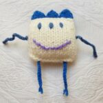 Handmade Knitted Monster Fitting-in-Knitting