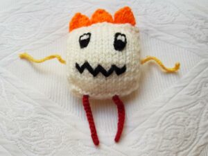 Handmade Knitted Monster Fitting-in-Knitting (2)