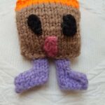 Handmade Knitted Monster Spike Fitting-in-Knitting