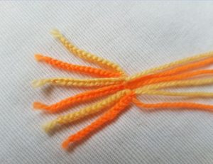 Handmade Knitted Rocket Flames Together Fitting in Knitting Children Quick Craft Ideas