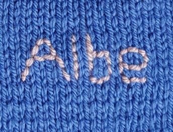 Handmade Knitted Space Scene Embroidered Lettering Fitting in Knitting Children Quick Craft Ideas