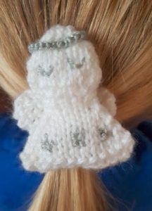 Handmade Knitted Angel Hairband Ellie Fitting in Knitting Children Craft Ideas