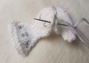 Handmade Knitted Angel Sewing Up Fitting in Knitting Children Craft Ideas