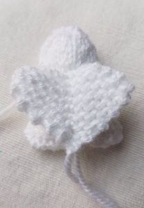 Handmade Knitted Angel Wings Complete Fitting in Knitting Children Craft Ideas