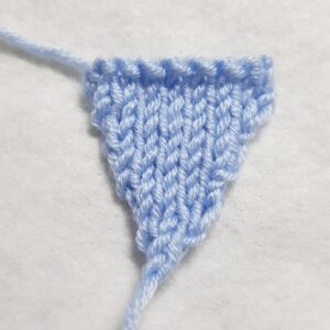 Knitted Birthday Gift Picture Knitted Bunting Fitting in Knitting