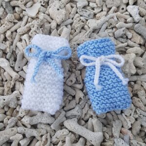 Knitted Tooth fairy Bags & Pouches fitting in knitting